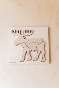 Wooden Puzzle - Elk