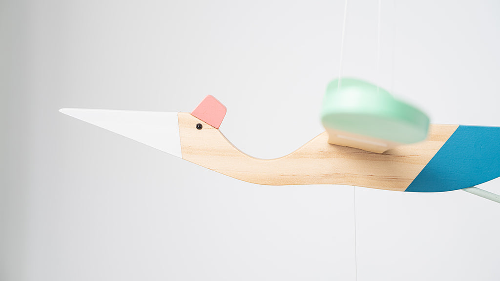 hanging mobile bird