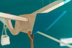 hanging mobile bird stork
