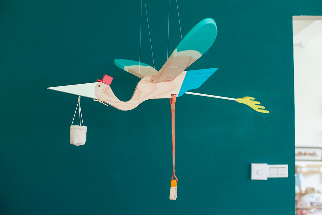 送子鳥 hanging_mobile_bird_stork_pelican