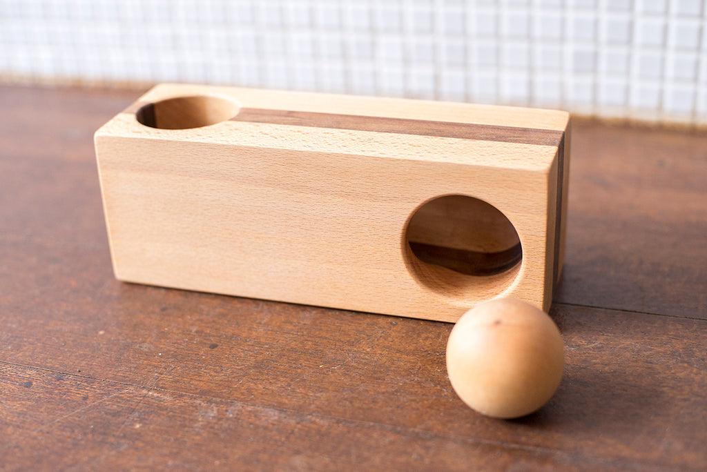 蒙特梭利教具 滾球座